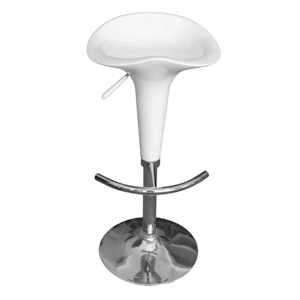 vidaXL Barhocker 2 Stk. Wei&szlig;