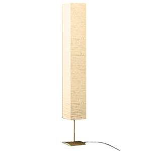 Stojací lampa s ocelovým stojánkem béžová 170 cm - obrázek 2