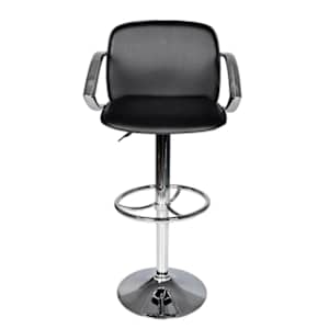 vidaXL Baro taburetės, juodos spalvos, 2 vnt.