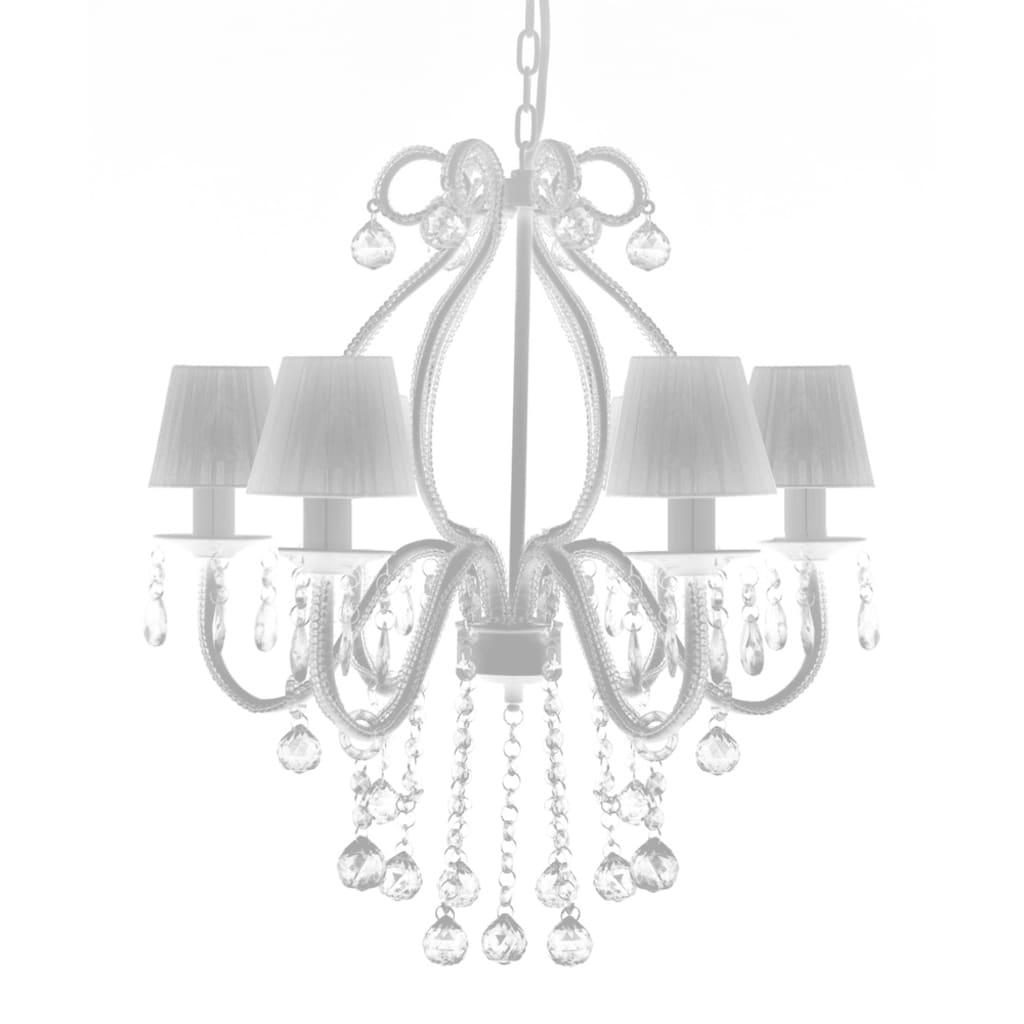 Lampadario Con 2300 Cristalli Bianchi VidaXL 16 width=274