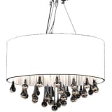 Luster s 85 kryštáľmi biely