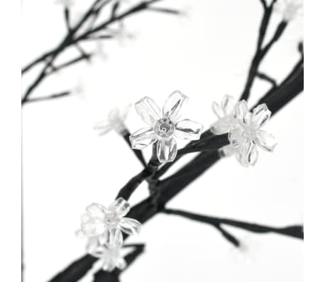 vidaXL Joulupuu kirsikankukka 180 cm lämpimän valkoiset LEDit