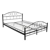vidaXL Bed Only Frame 180x200 cm 6FT Super King Black