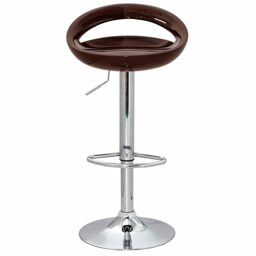 Bar Stool Design Brown ABS-plastic (set of 2) Modern Design