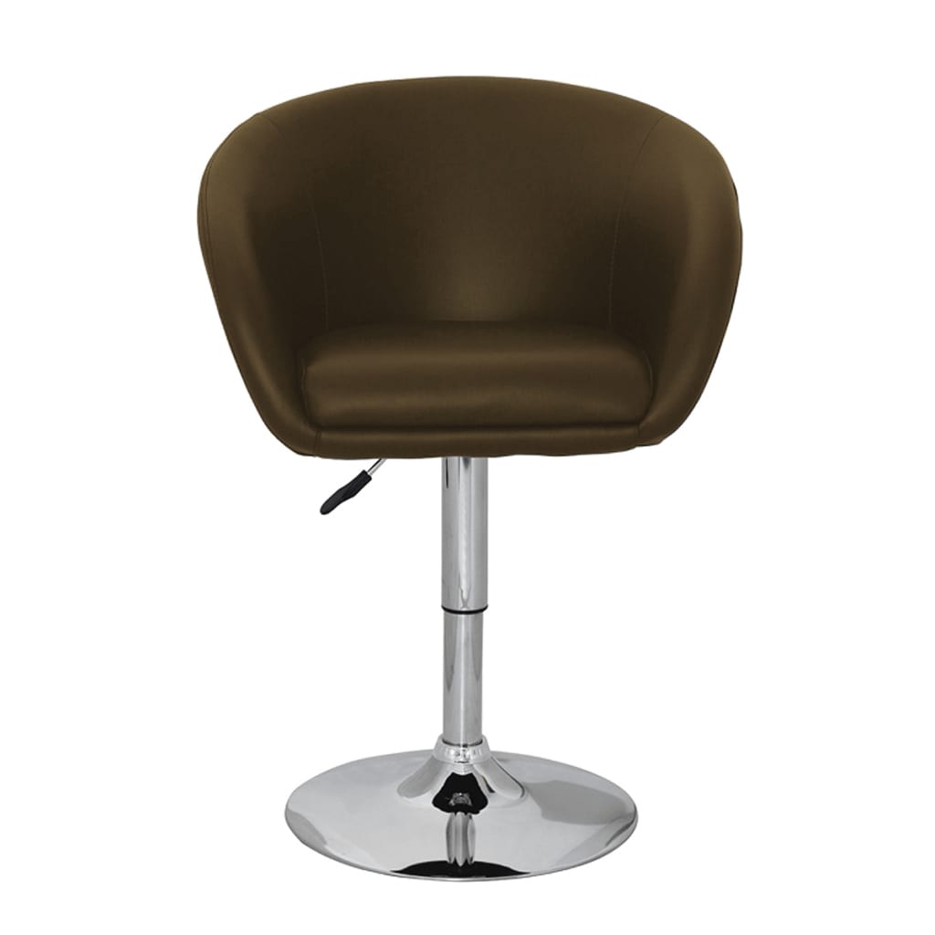 vidaXL Tabouret de bar Marron Similicuir