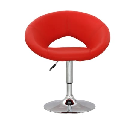 vidaXL Tabouret de bar Rouge 48 x 60 x 70-86 cm