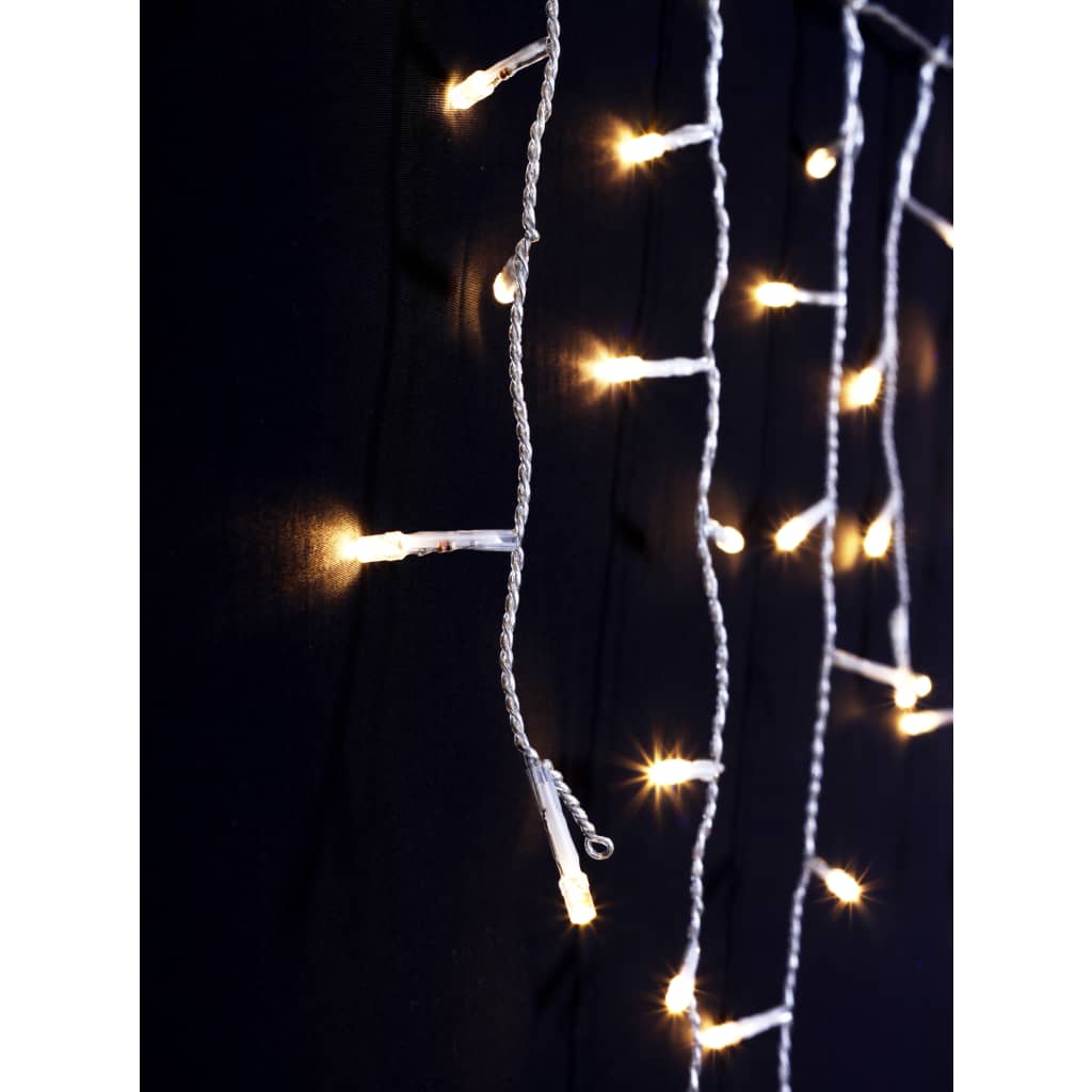 LED Eiszapfen Lichterkette 7,8 x 0,5 Meter wasserdicht