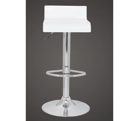 Tabouret bois Aerial blanc (lot de 2)