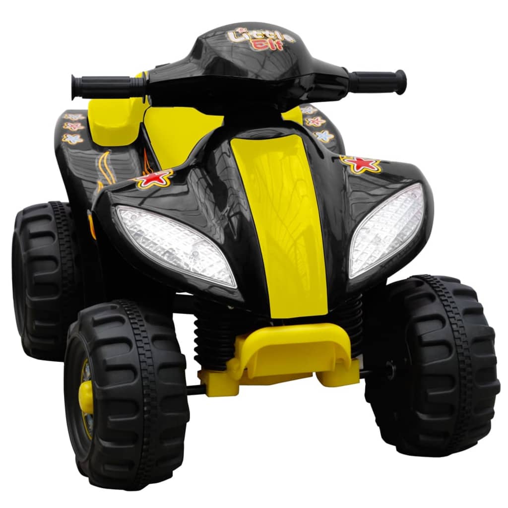 ATV electric copii galben și negru imagine vidaxl.ro