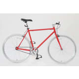 vidaXL Fixed Gear Bike Red 28"
