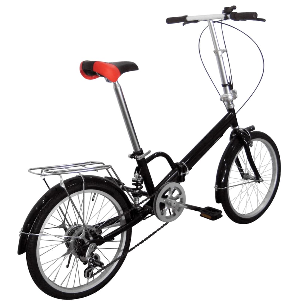 

vidaXL Vouwfiets 16" met vering en 6 versnellingen
