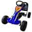 vidaXL pedálos gokart kék termék 2. képe
