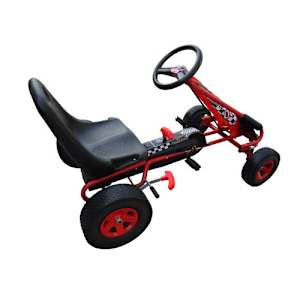 Dětská šlapací motokára červená - obrázek 2
