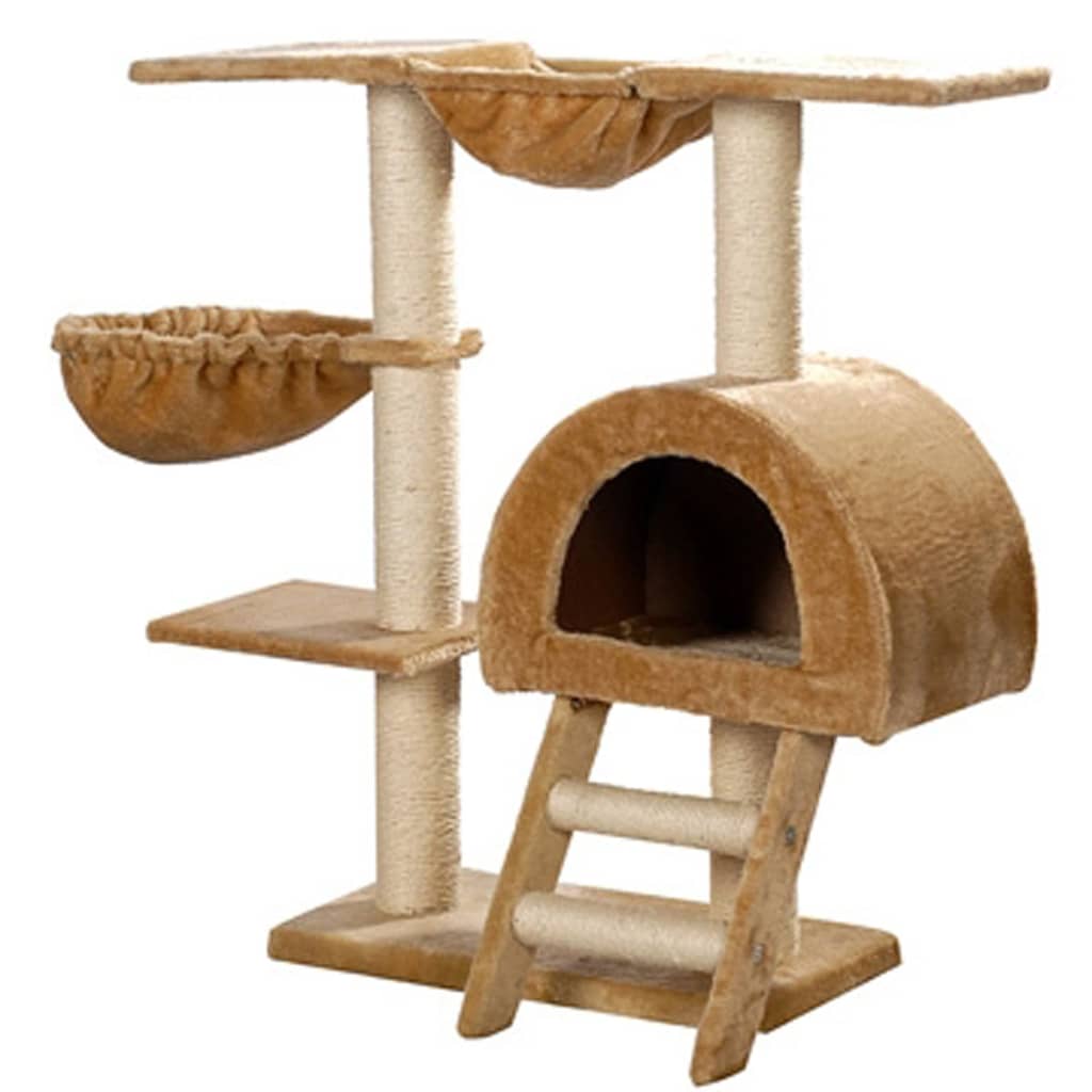

vidaXL Krabpaal Minoes 89 cm beige