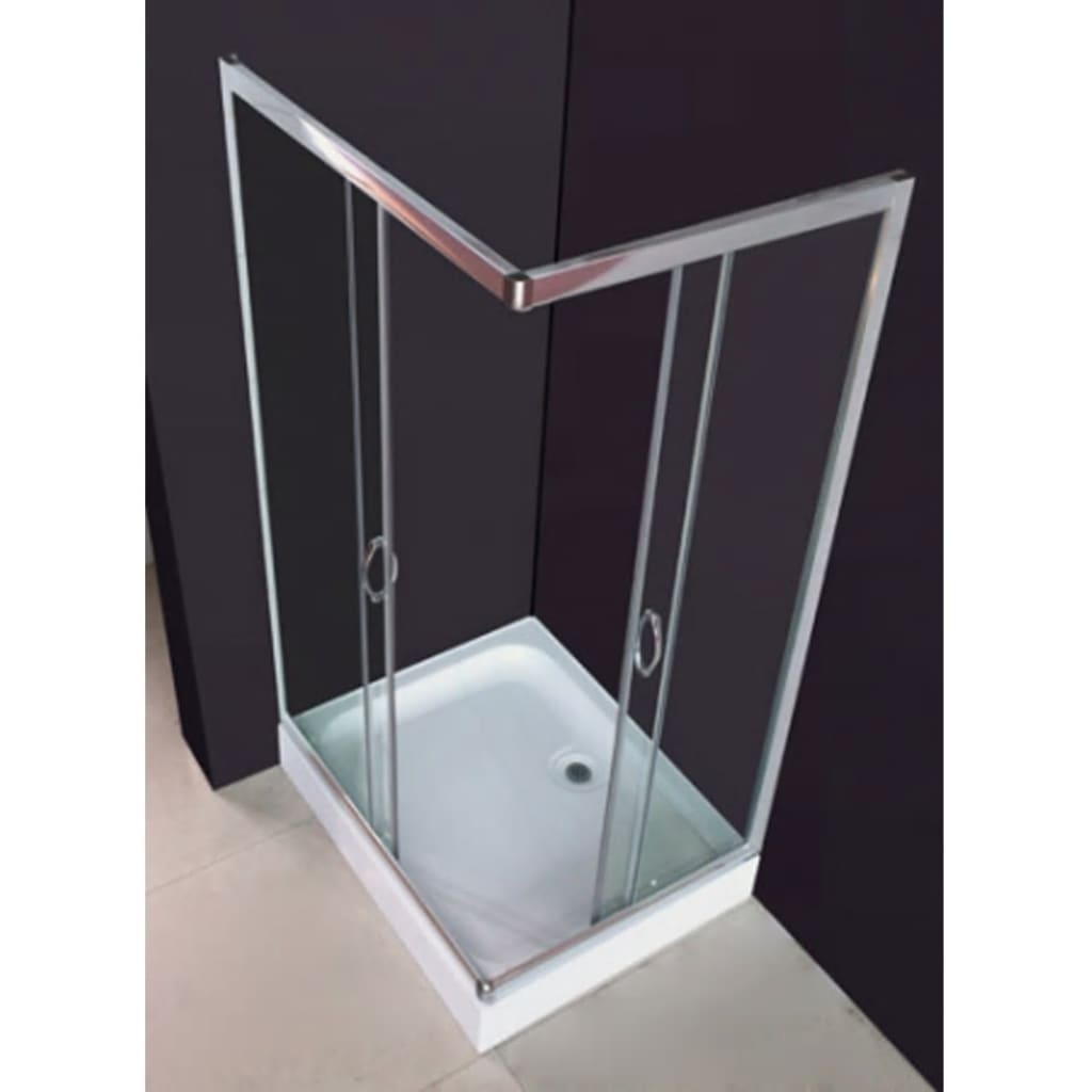 

vidaXL Douchecabine 100 x 80 cm vierkant