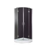 Duschkabine Runddusche Viertelkreis 80 x 80 x 205 cm