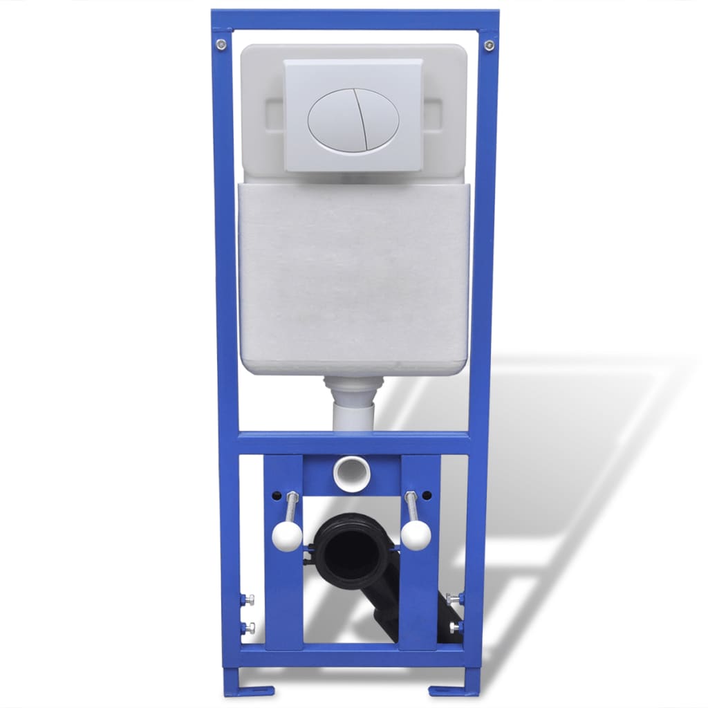

vidaXL Inbouwreservoir voor wandcloset met 2-delige doorspoelknop