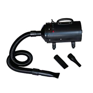 vidaXL koeraf&ouml;&ouml;n 3 otsakuga, must 2400 W
