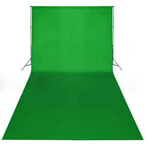 Fotopozadí bavlněné bez stojanu zelené 600 x 300 cm klíčovací - obrázek 4