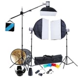 Studio Kit: 3 Flash Heads, Softboxes 60x60, Tripods & Snoot