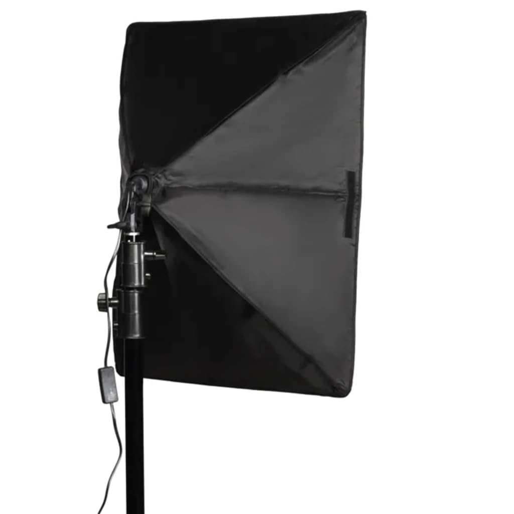 

vidaXL Softbox zilver/zwart 50x70 cm