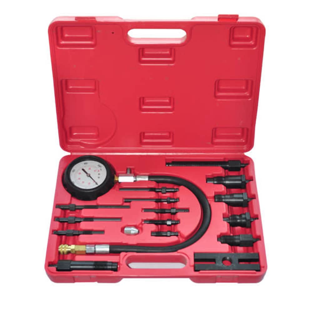 Kit de testeur de compression de moteur diesel 17 pcs