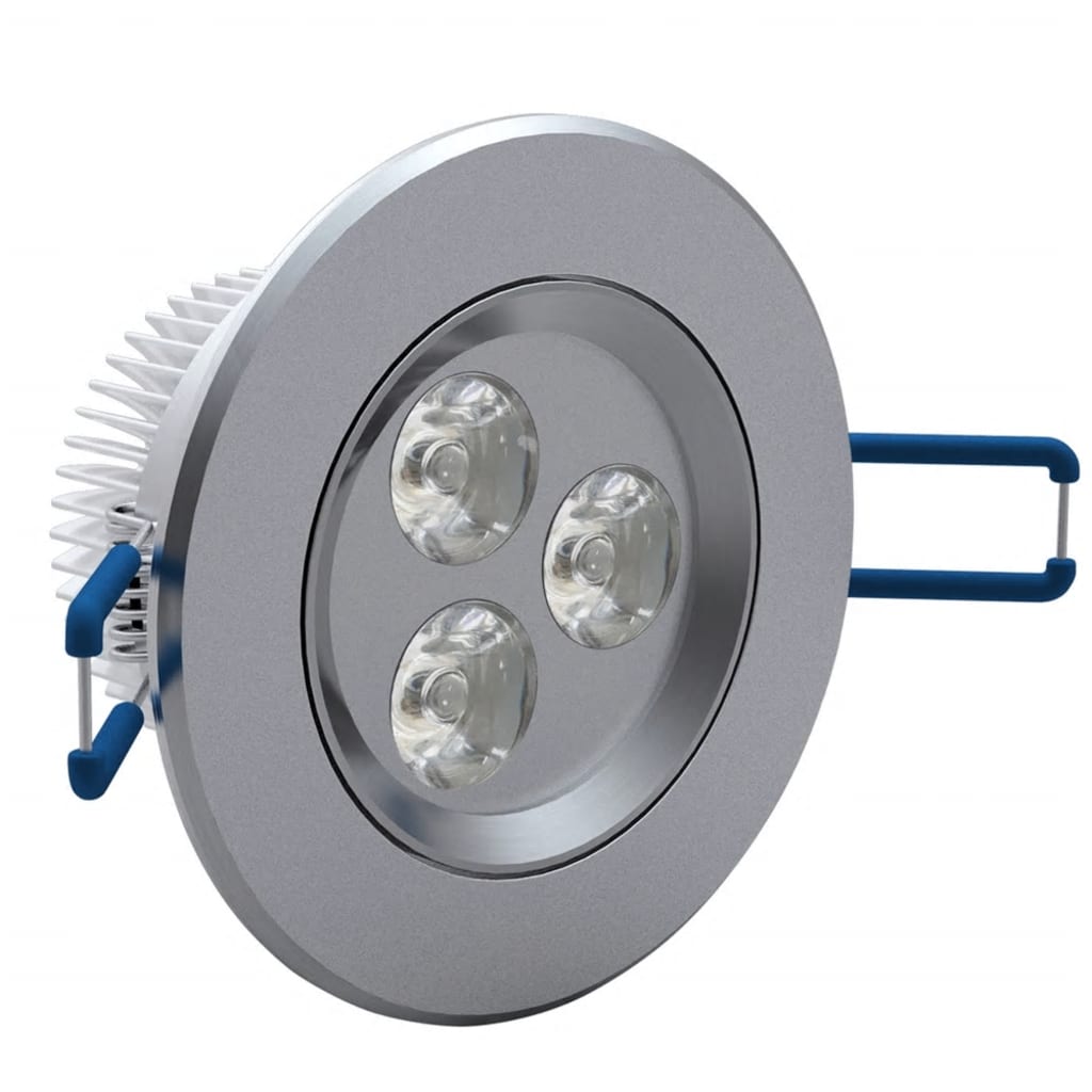 6 spot led 3 W avec attaches