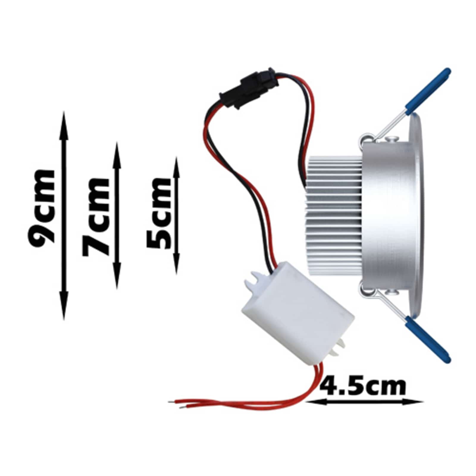 Gaismas spuldze ar prožektoriem Sudrabs