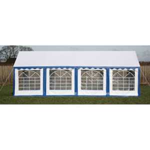 vidaXL Proginė palapinė, mėlyna, 4 x 8 m