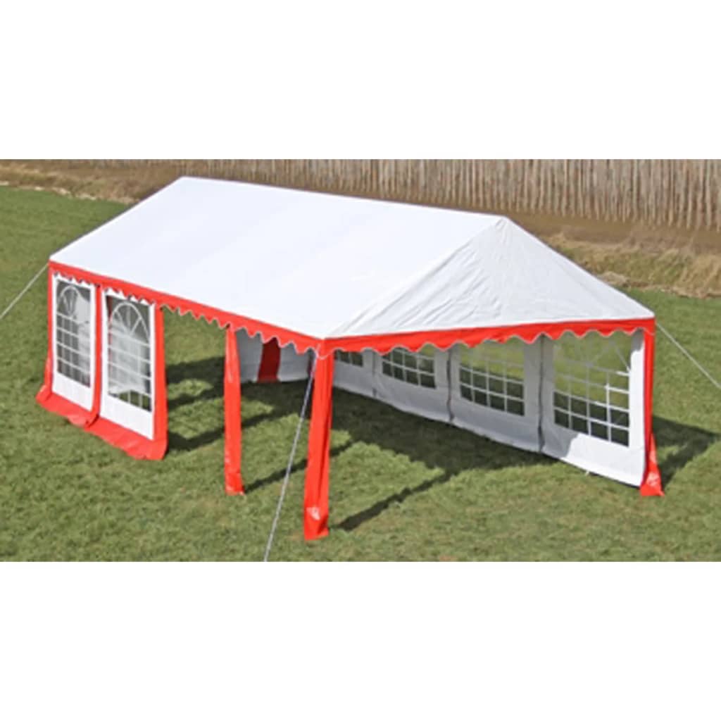 

vidaXL Partytent 8x4 m rood