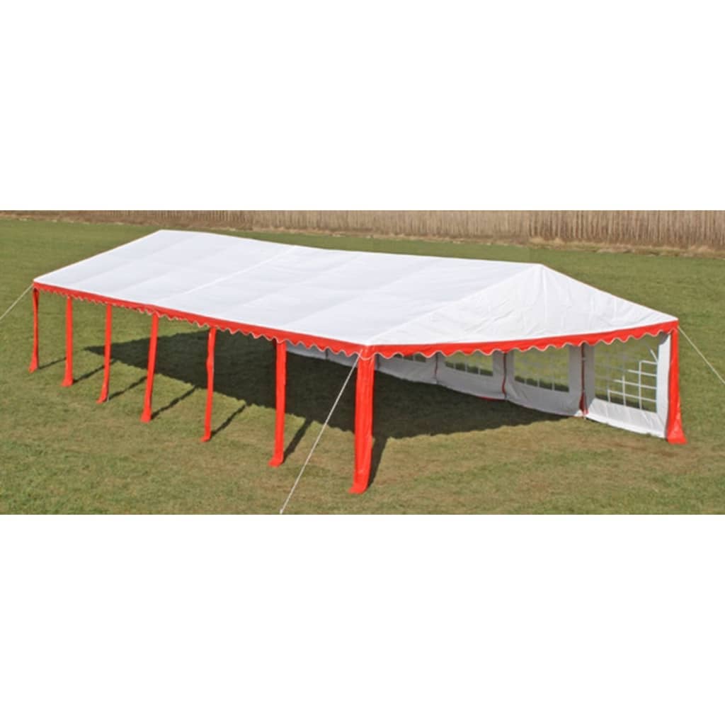 

vidaXL Partytent 12x6 m rood