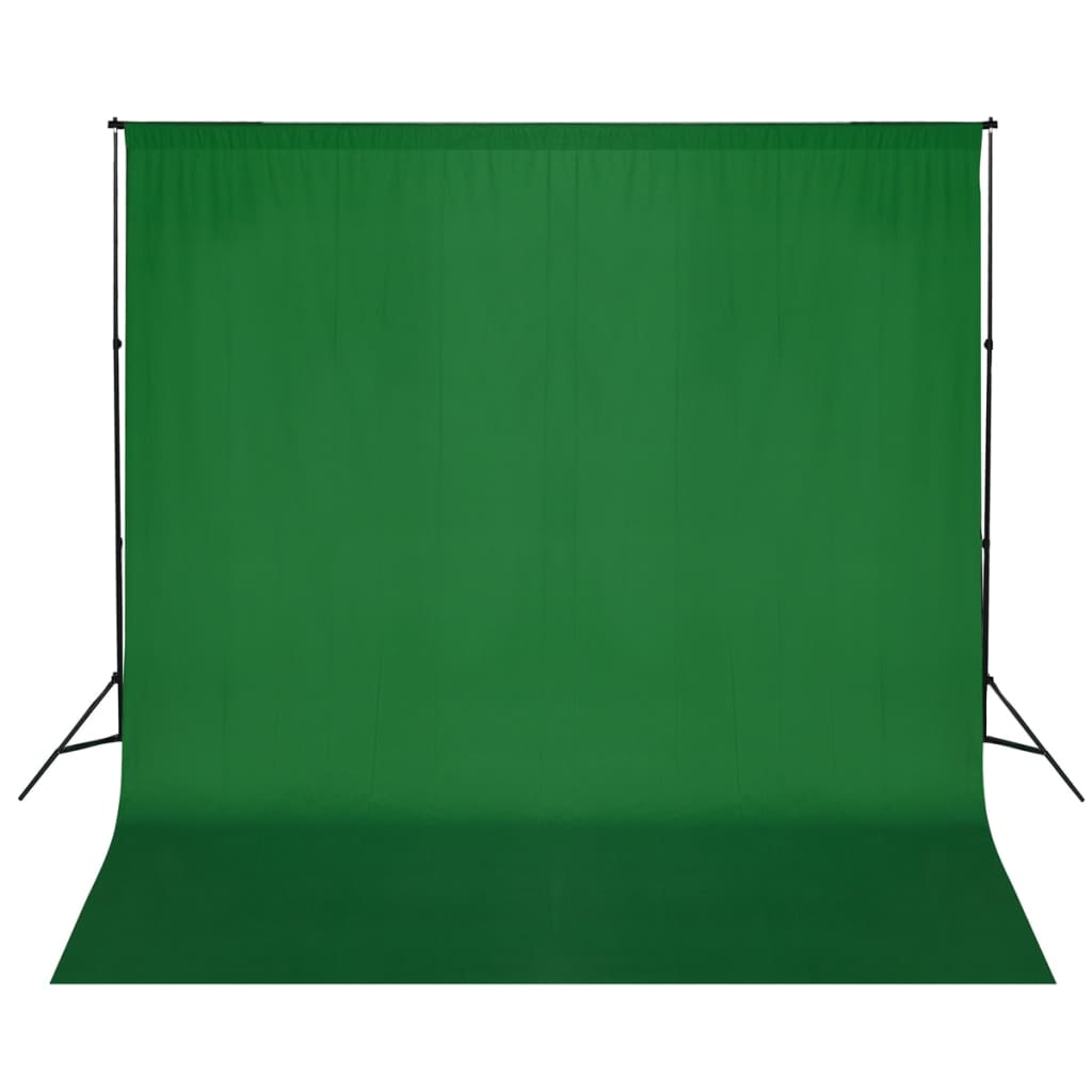 vidaXL Sistem de suport fundal, 600 x 300 cm, verde