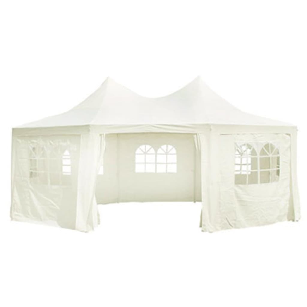 VidaXL - vidaXL Partytent pagode 6 x 4,4 x 3,5 m crème