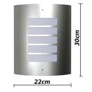 Nerezové vodotěsné nástěnné svítidlo - 2 ks - 60 W - obrázek 8