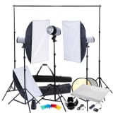Studio Kit: Softboxes & Tripods, 3 Flash Heads