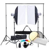 Studio Kit: 2x Flash Head, Softbox & Tripod