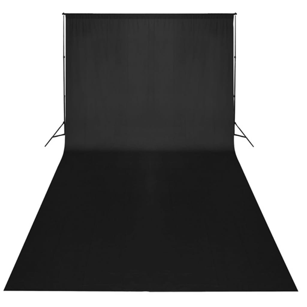  Fotografické vybavenie: čierne fotopozadie 600x300cm+osvetlenie