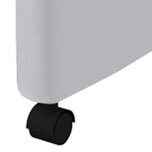 Jedilni stoli 4 kosi belo umetno usnje - slika 5