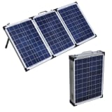 Aurinkopaneelin ohjausyksikkö 60W + aurinkopaneelin akku 12V