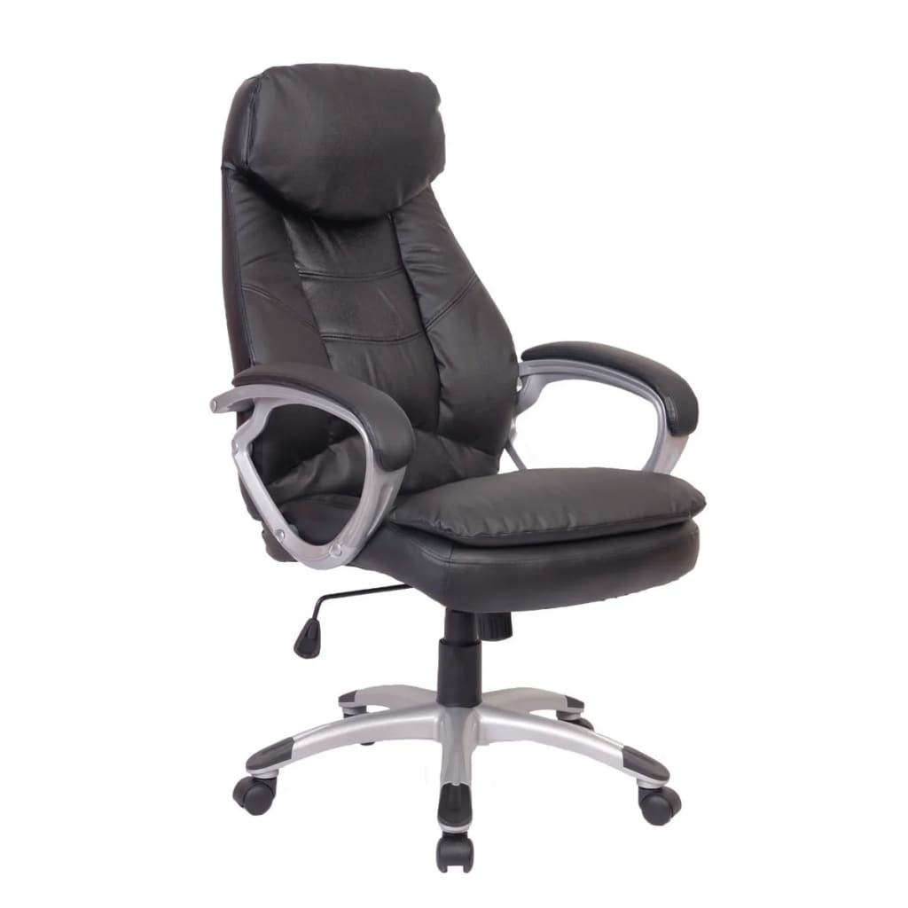 vidaXL Skórzany fotel biurowy, 62 x 66 x 111 cm