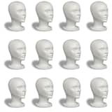 Cabezas de maniquí de espuma x 12 unidades