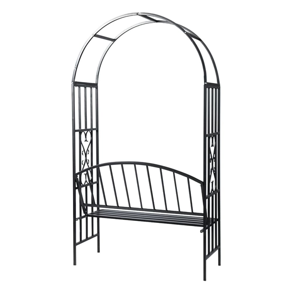 vidaXL Garden Rose Arch with Bench