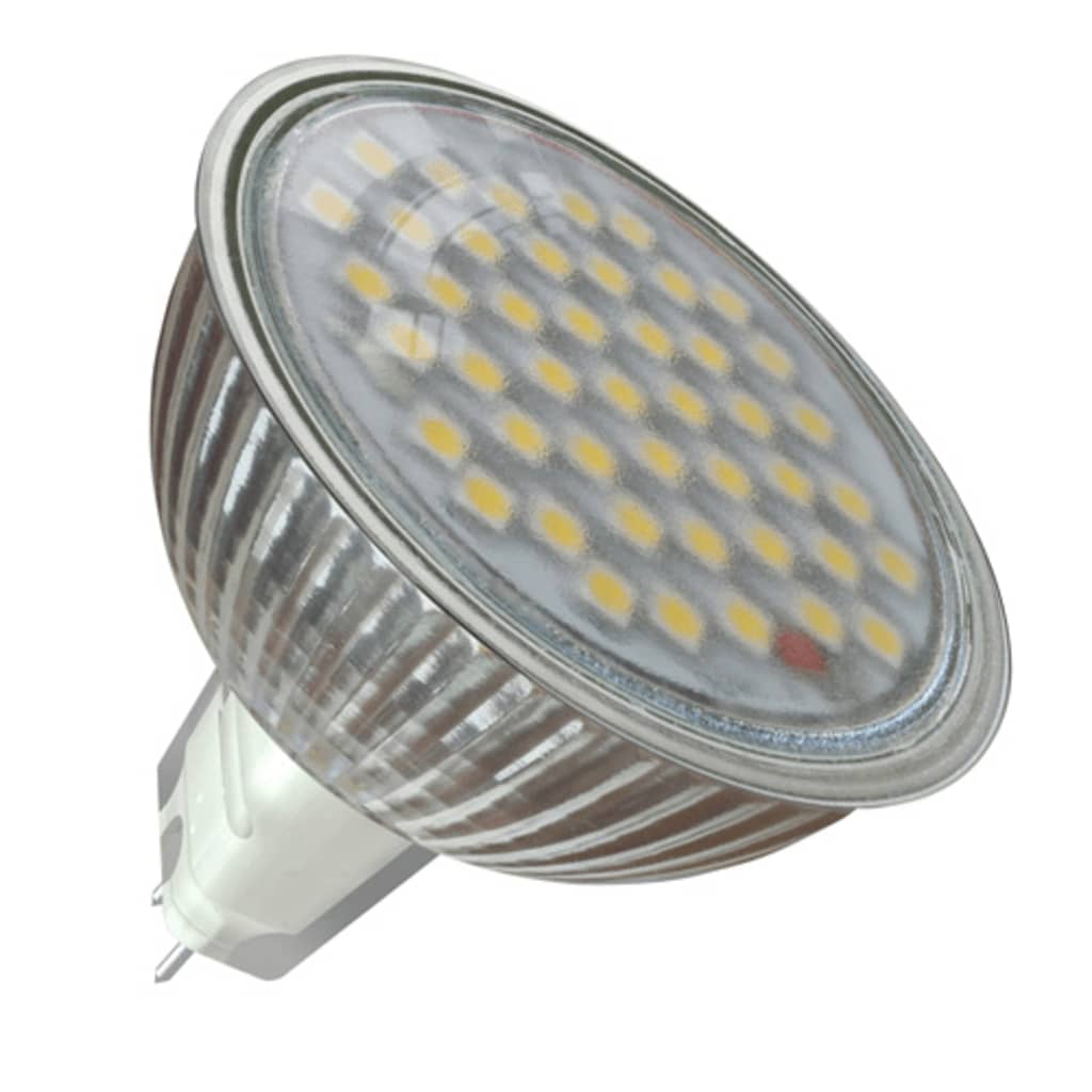 Lampadine-faretti LED 12 pz.,MR16 5x5 cm 45 LED,bianco caldo