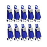 Einkaufstrolley blau (Set von 10 Stück)