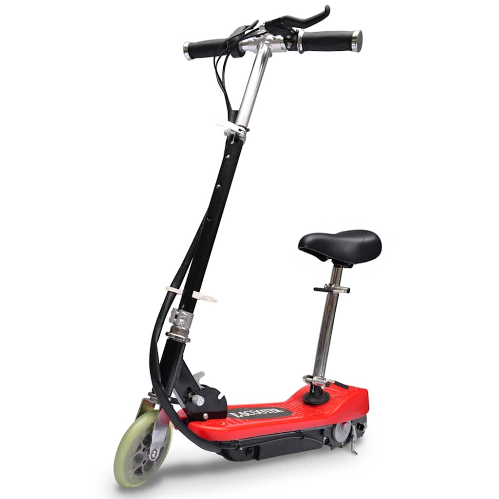 vidaXL E-Scooter mit Sitz 120 W Rot