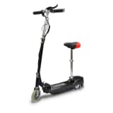 vidaXL Elektrische step met zitje 120 W zwart