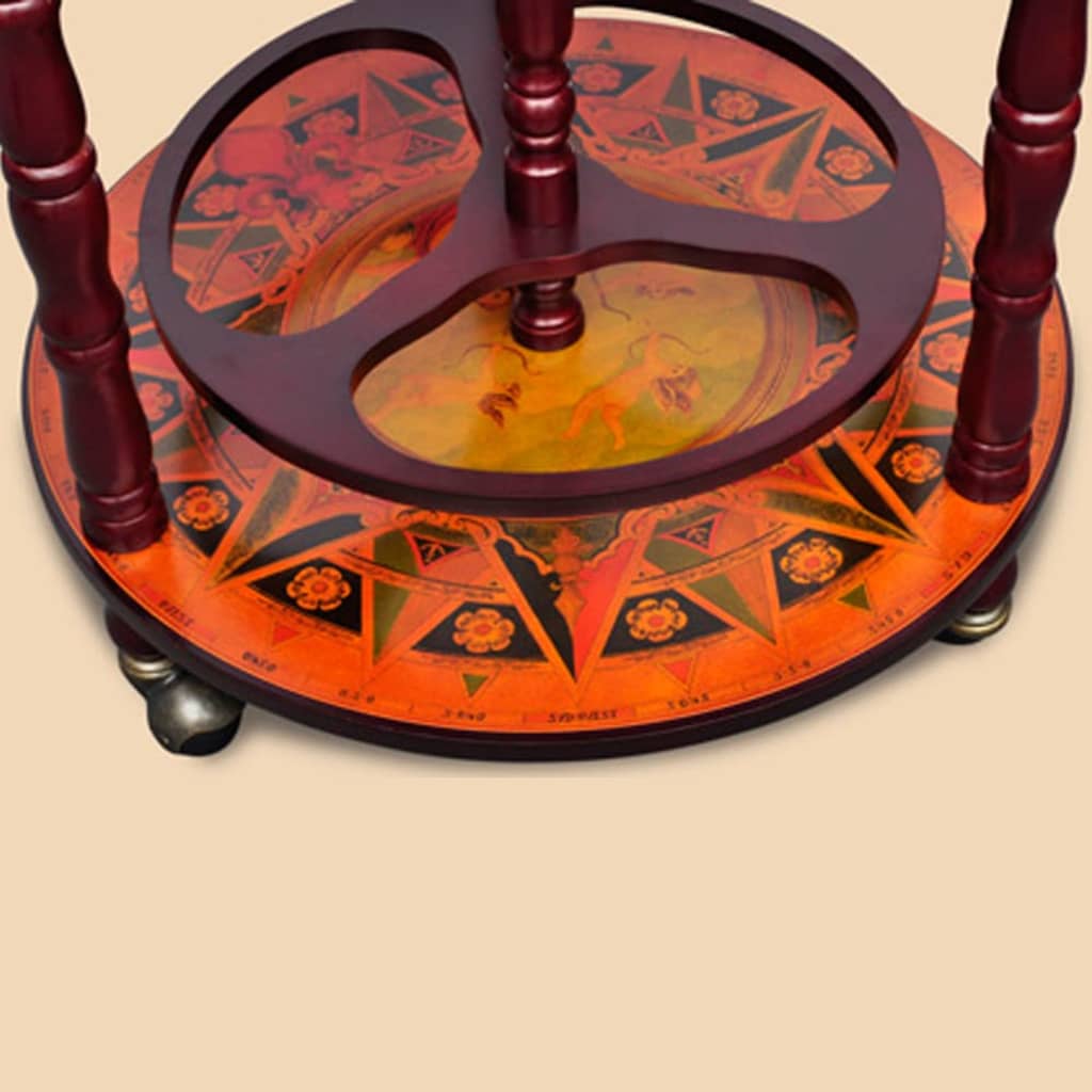 Minibar A Forma Di Globo Con Supporto In Legno Di Eucalipto VidaXL 18 width=274