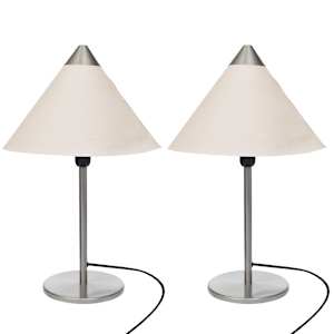 Lampy 2 pcs Bílá 25 x 25 x 40 cm Papír - obrázek 2