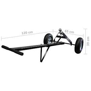 Vozík pro loď karavanu nebo přívěs 275kg - obrázek 6
