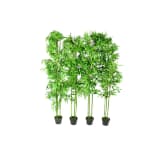 Set of 4 Bamboo Artificial Home Decor 190cm